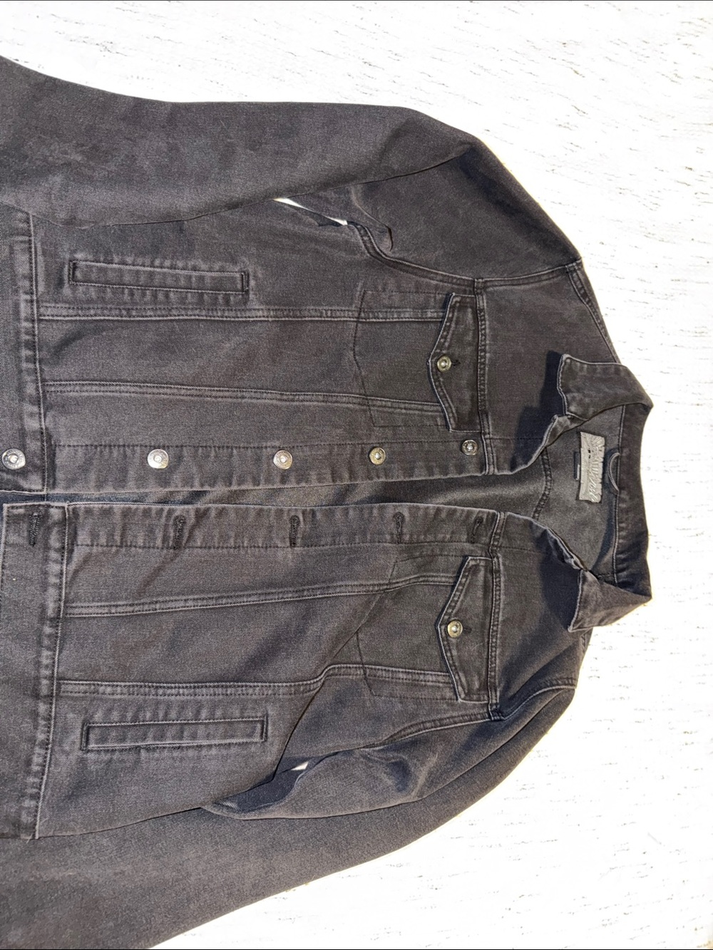 Brooklyn Cloth Washed Black Lightweight Shirt Jacket